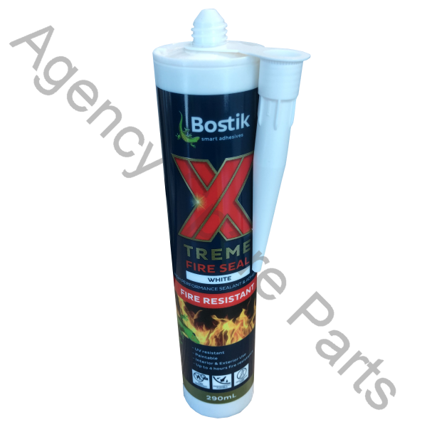 NLA BOSTIK FIRE SEAL SILICONE 290ML CARTRIDGE