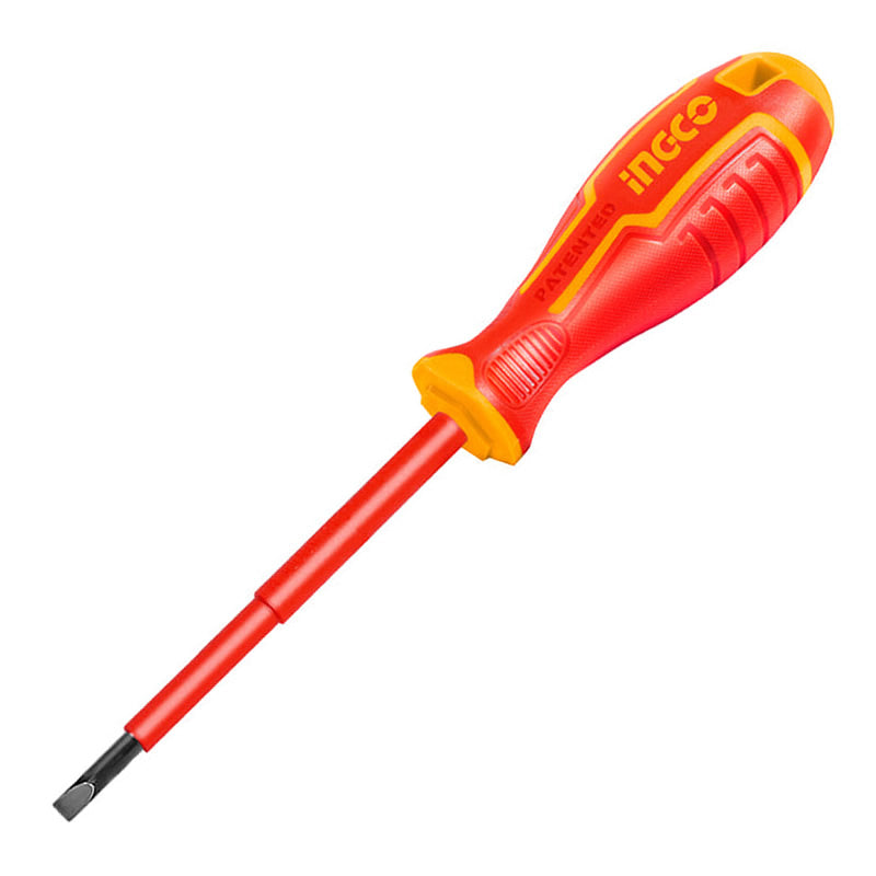 Ingco Insulated Slotted Screwdriver SL4-100MM