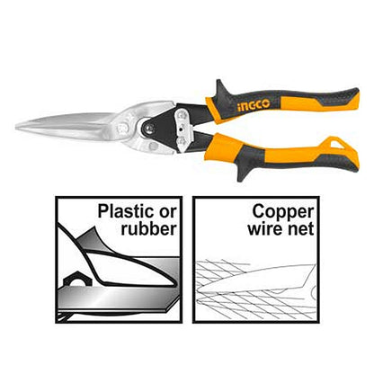 Ingco Aviation Snip Long Straight 300mm (12")